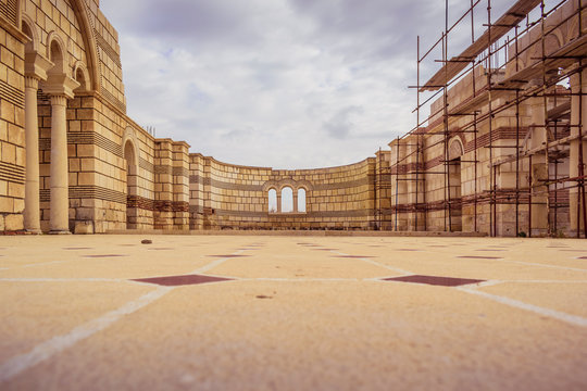 The Old Great Basilica in Pliska. The largest in Medieval Southeast Europe.