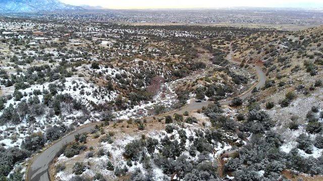 Here is a drone clip of some foothills scenery and part of the city of Albuquerque, New Mexico. This was shot on a DJI Mavic Air, and slightly color corrected afterwards.
