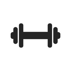 Dumbbell gym graphic icon design template