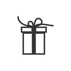 Gift box icon design template illustration