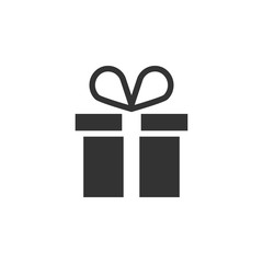 Gift box icon design template illustration
