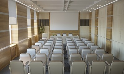 conference room, meeting room, interior visualization, 3D illustration