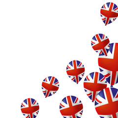 australia flag balloons flying decoration