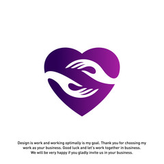 Love Care Creative logo concepts, Heart Care logo, elements and symbols, template - Vector