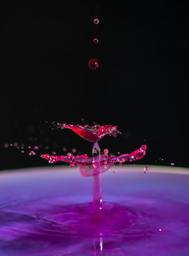 Water drop Macro splash collision Photography
