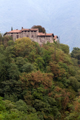 Fototapeta na wymiar Panorama della Presolana