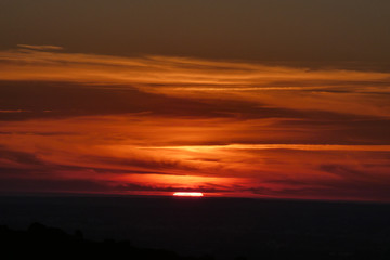 Fototapeta na wymiar Beautiful sunset, no editing.