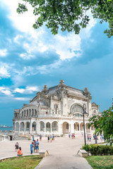 Fototapeta premium the view on old Casino (now closed) in Constanta, Romania