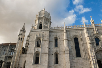 Fototapeta premium Jerónimos mosteiro in Lisbon.