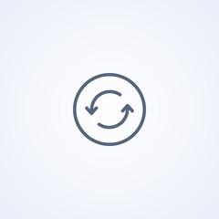 Waiting icon, vector best gray line icon