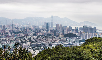 Hong Kong China Lion Rock Panorama