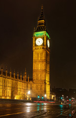 Fototapeta na wymiar Big Ben during night