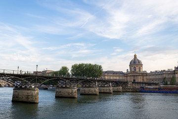 Fototapeta na wymiar PARIS, FRANCE - JULY 18, 2017: Scenic view of bridge in Paris