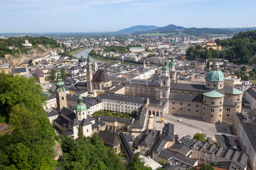 castle view salzburg