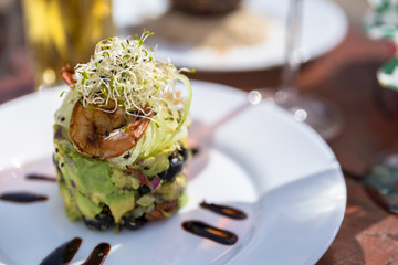 Mexican ceviche food