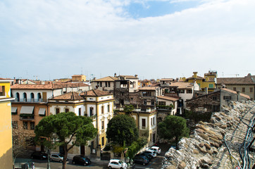 Naklejka na ściany i meble view of the city 