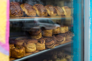 cinnamon buns in reykjavik, iceland