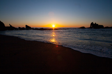 Fototapeta premium sunset at sea