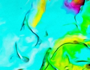 High resolution abstract meditative background. Colorful psychedelic watercolor texture. Flowing neon bright colors graphic pattern.