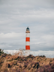 Fototapeta na wymiar Tarbat Ness Lighthouse in North Scotland
