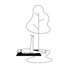 people yoga activity