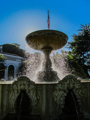 fountain in sausalito, California