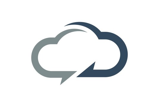 cloud computing data concept logo icon