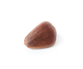 Pine nut on white background. Healthy snack