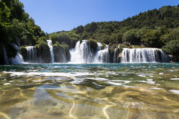 Fototapeta premium wodospady krka w chorwacji