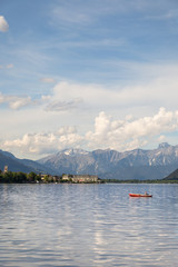 lake reflections austria