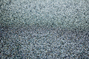 Macro abstract silver and black glitter background with bokeh