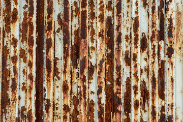 錆びたトタン板