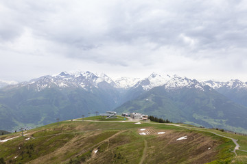 mountains in zell am see