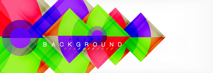 Modern geometric abstract background