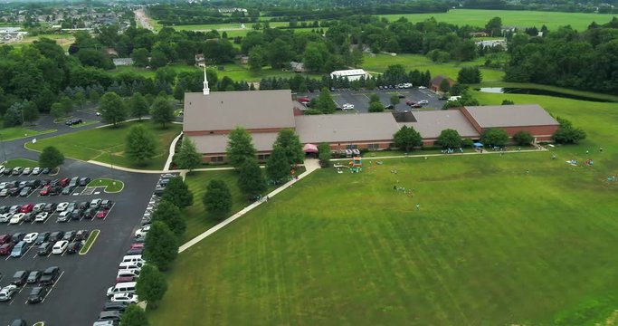 VBS games at a church