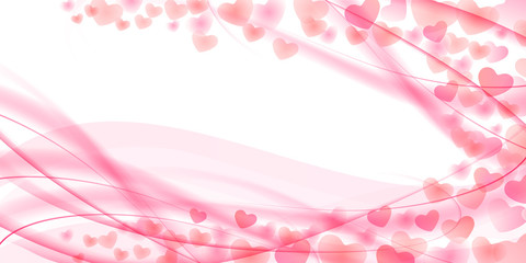 バレンタイン　ハート　ピンク　背景