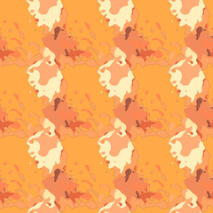 Seamless pattern with colored different spots of paint.