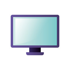 computer screen isolated icon