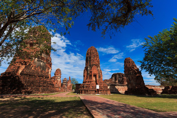 Fototapeta na wymiar Wat Mahathat temple, Ayutthaya, Thailand.