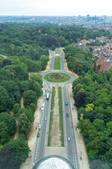 view from atomium brussels