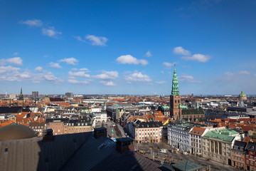 view from christiansborg palace, copenhagen, denmark