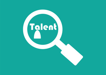 Find Talent / Suitable Employee sign symbol