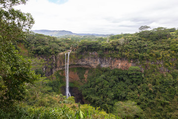 waterfalls in mauritius, africa