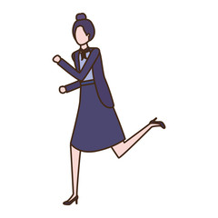 business woman avatar character