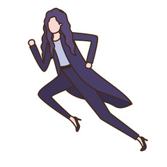 business woman avatar character