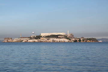 The alcatraz island in sanfrancisco,California,USA