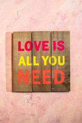 Love is all you need text
