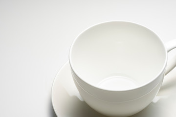 空のコーヒーカップ