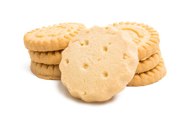 butter cookies isolated