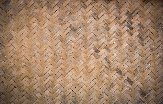 weave pattern / weave texture from nature bamboo wicker traditional weave pattern handicraft thai style